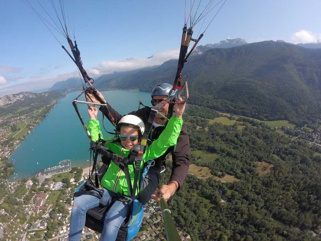1. Parapente Lac d'Annecy Enfant